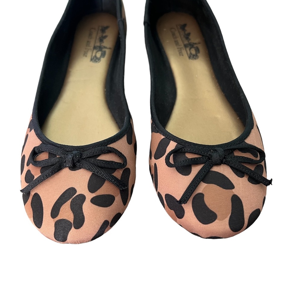 Coach and four leopard print ballerina flats by dsw warehouse women’s 8.5 - Picture 2 of 5